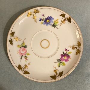 Large 6 1/2” Floral Saucer